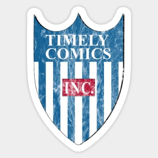 Timely Comics Sticker